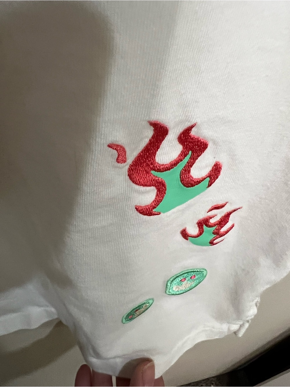 Adidas Japanese Chili GFX White Graphic T-Shirt Streetwear Oversized Tee Dress - Picture 7 of 13